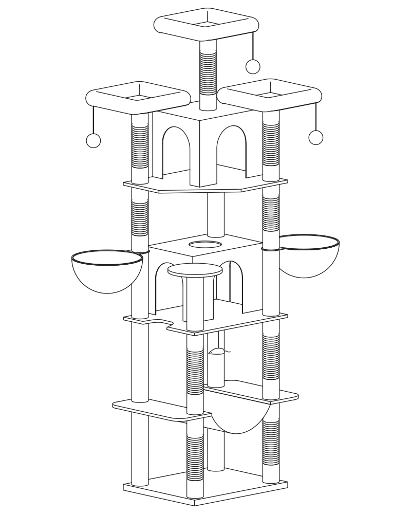 F-Series Cat Tree