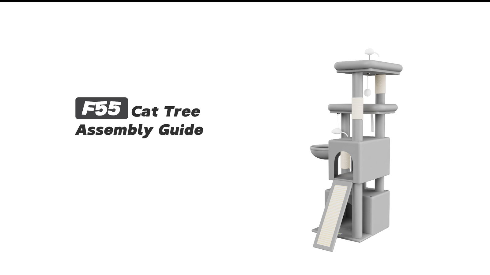 Globlazer F55 Cat Tree Assembly Guide