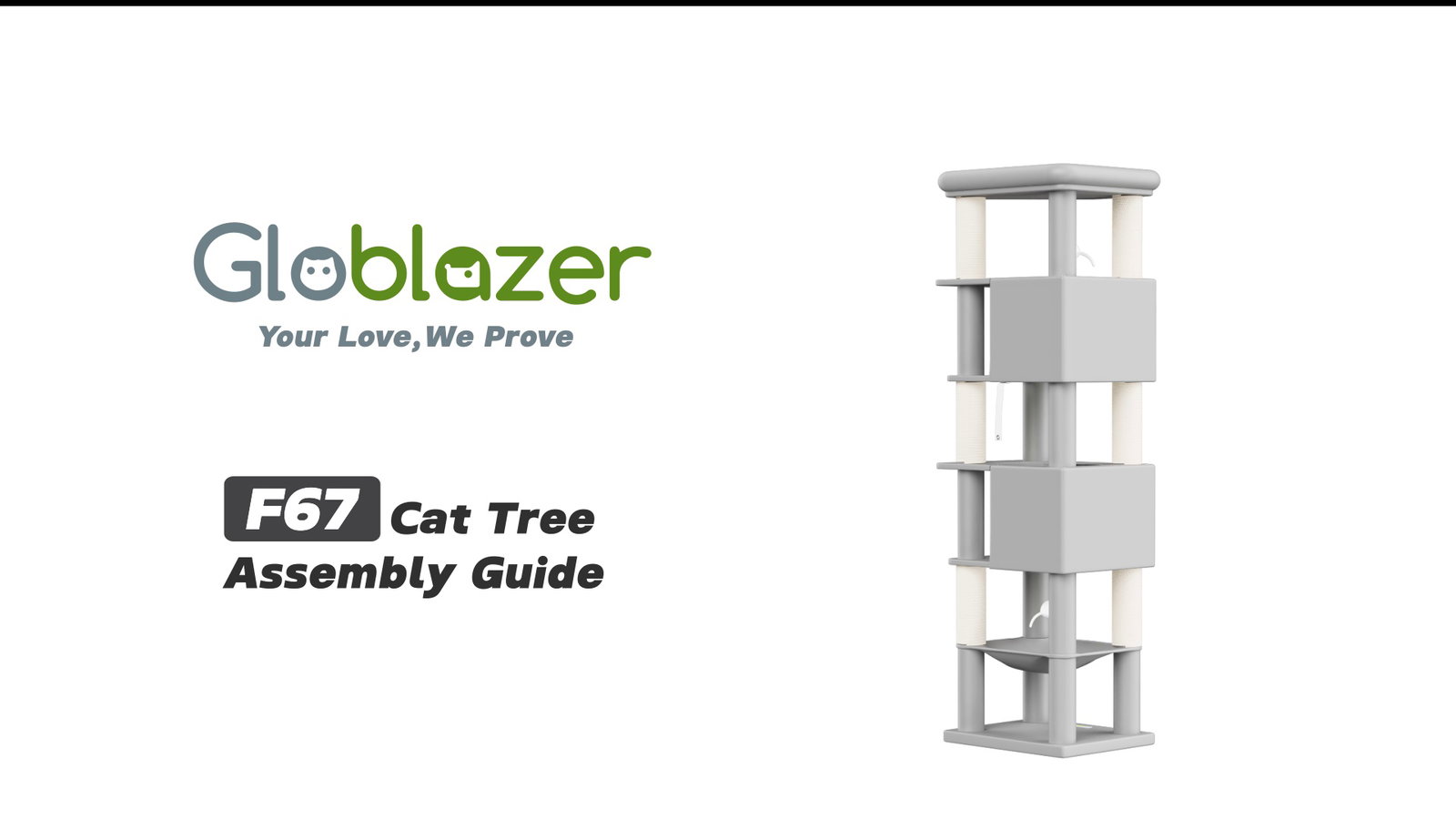 Globlazer F67 Cat Tree Assembly Guide