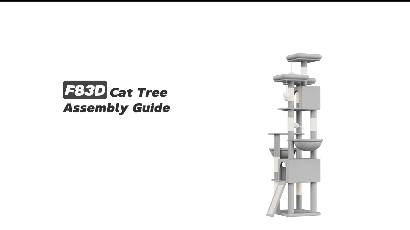 Globlazer F83D Cat Tree Assembly Guide