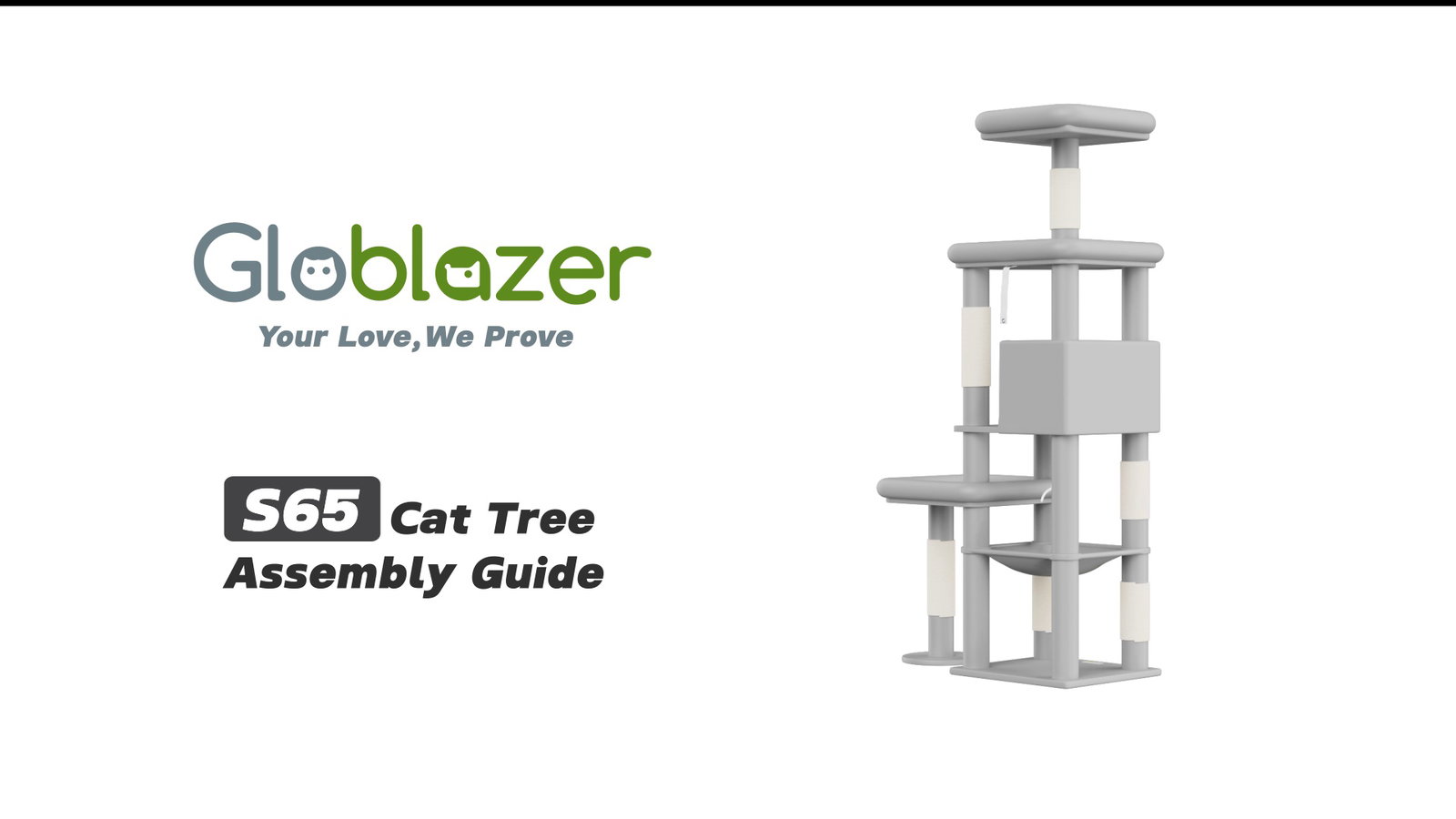 Globlazer S65 Cat Tree Assembly Guide