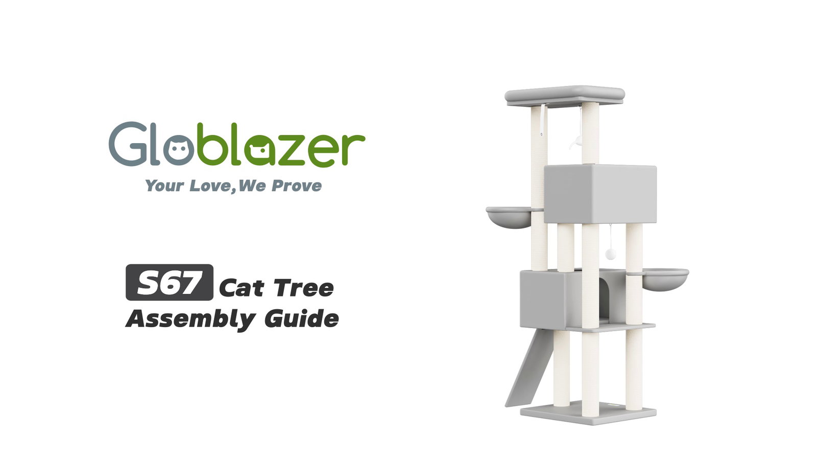 Globlazer S67 Cat Tree Assembly Guide