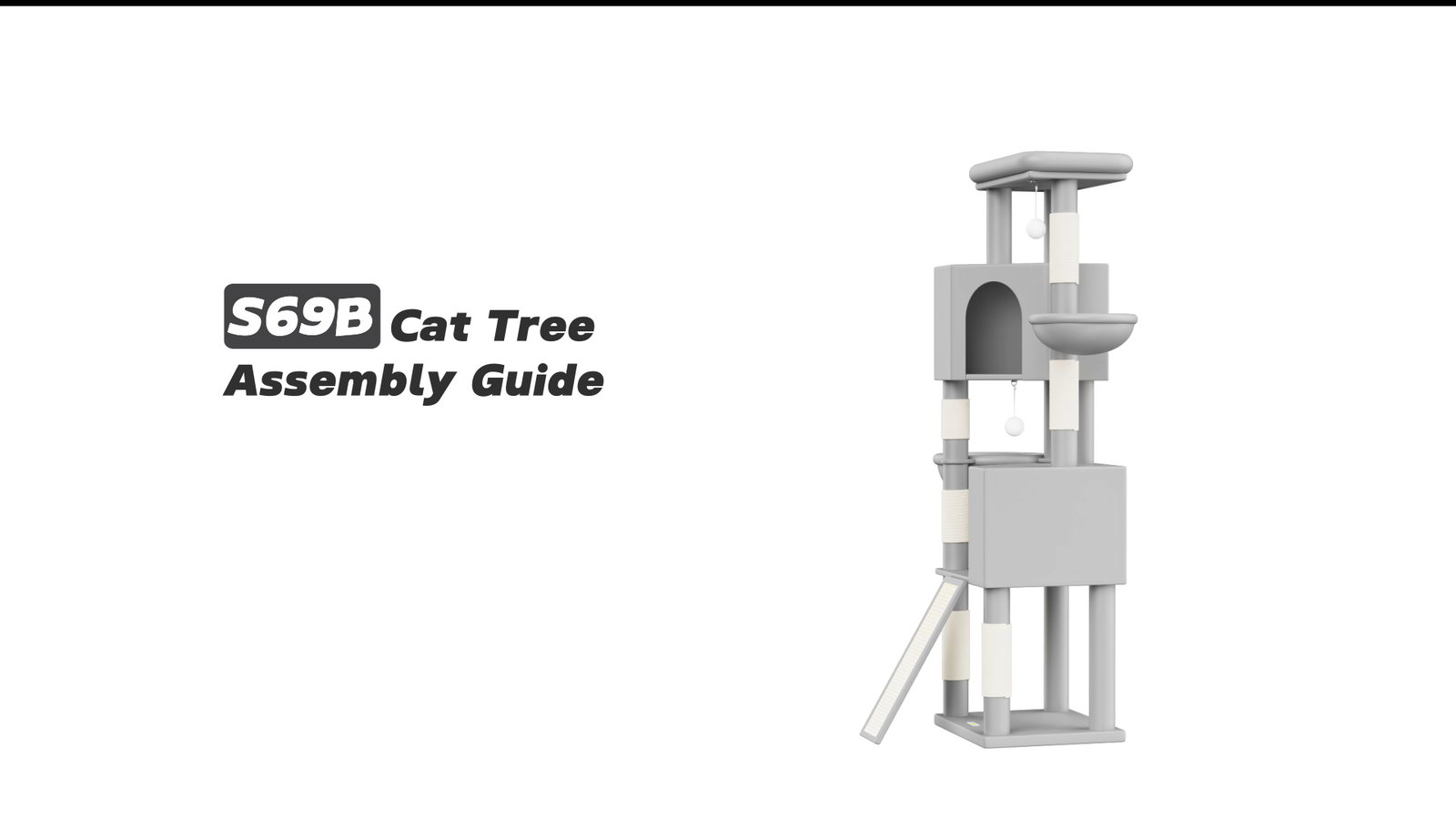 Globlazer S69B Cat Tree Assembly Guide