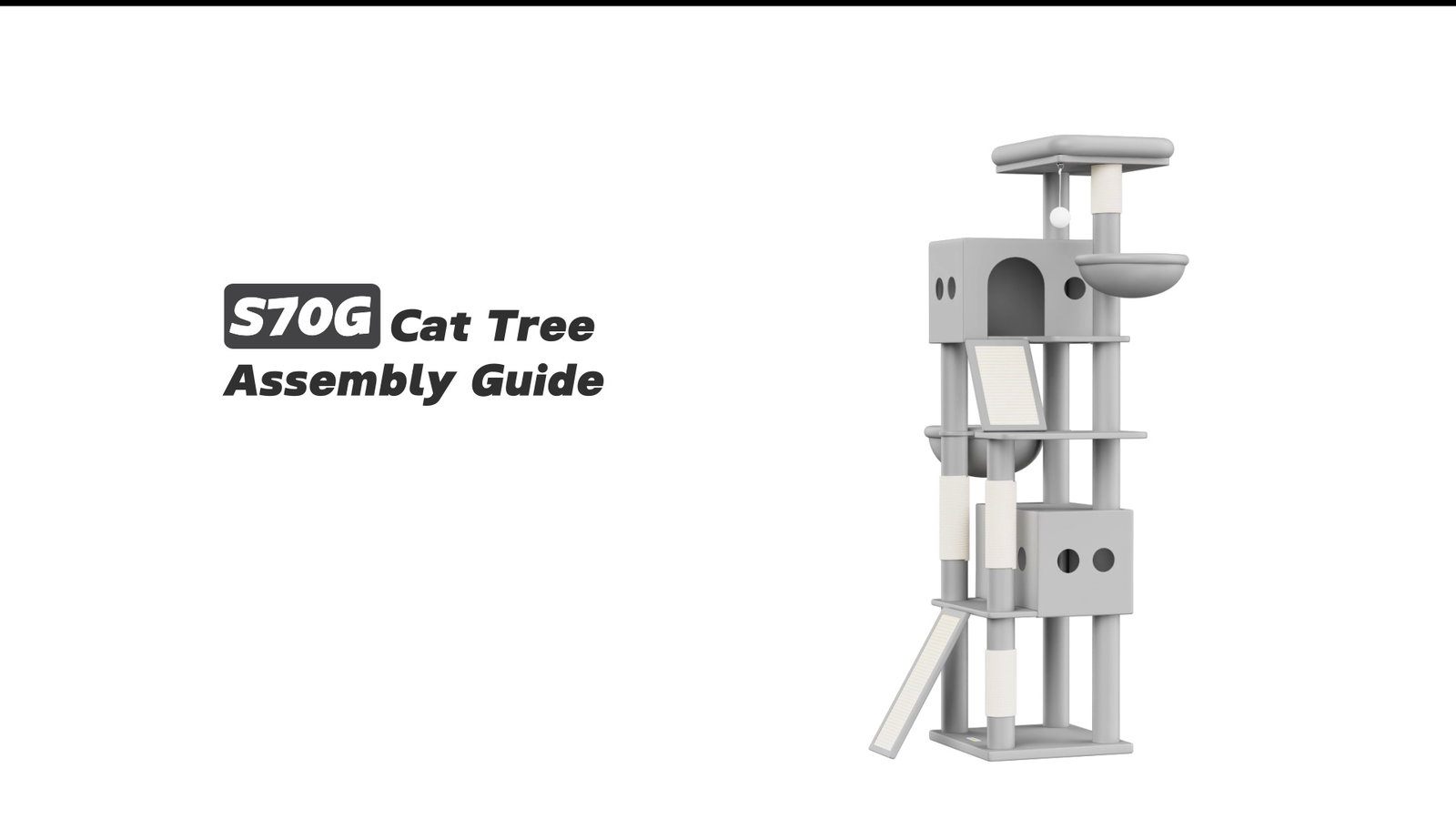 Globlazer S70G Cat Tree Assembly Guide