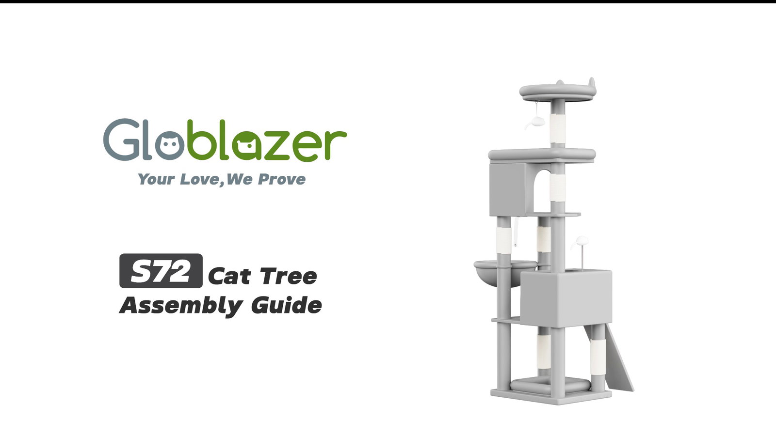 Globlazer S72 Cat Tree Assembly Guide