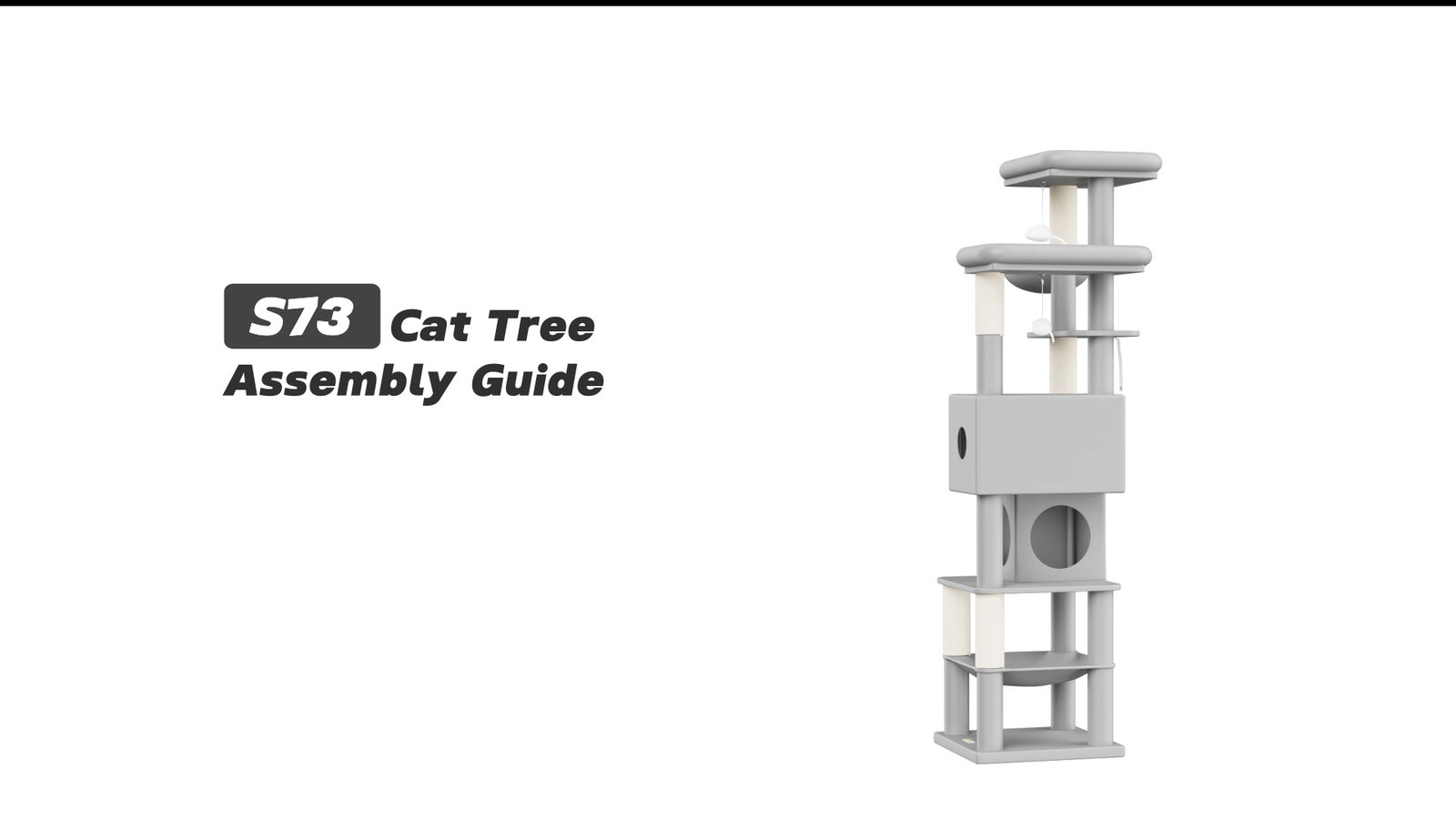 Globlazer S73 Cat Tree Assembly Guide