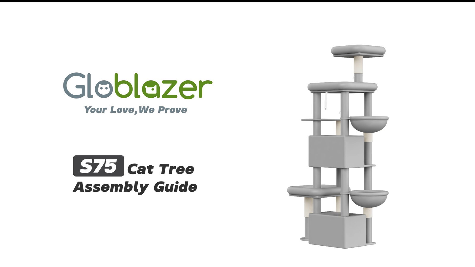Globlazer S75 Cat Tree Assembly Guide