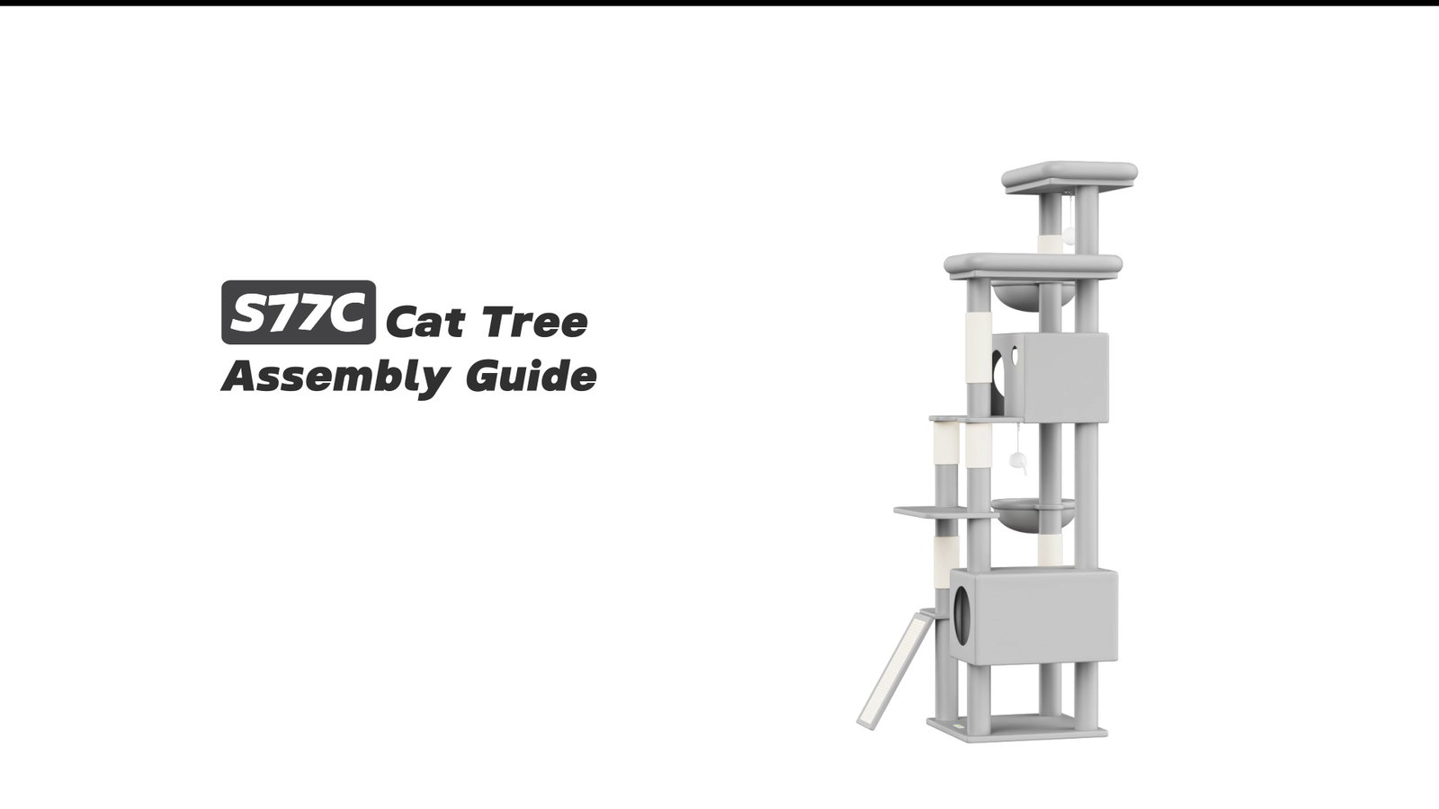 Globlazer S77C Cat Tree Assembly Guide