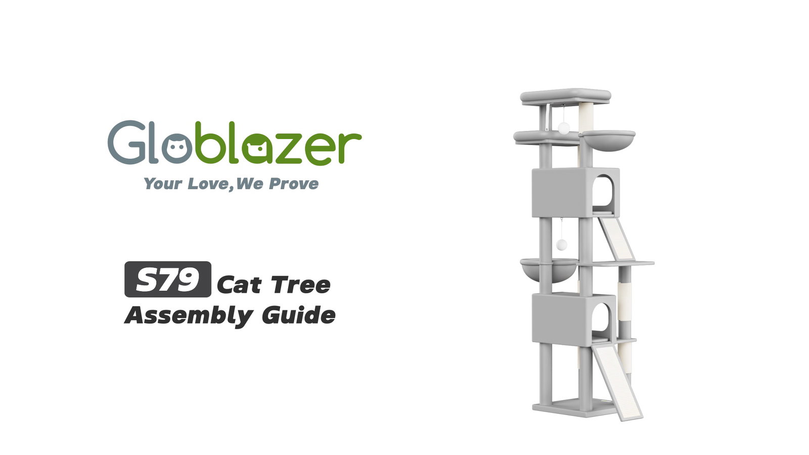 Globlazer S79 Cat Tree Assembly Guide