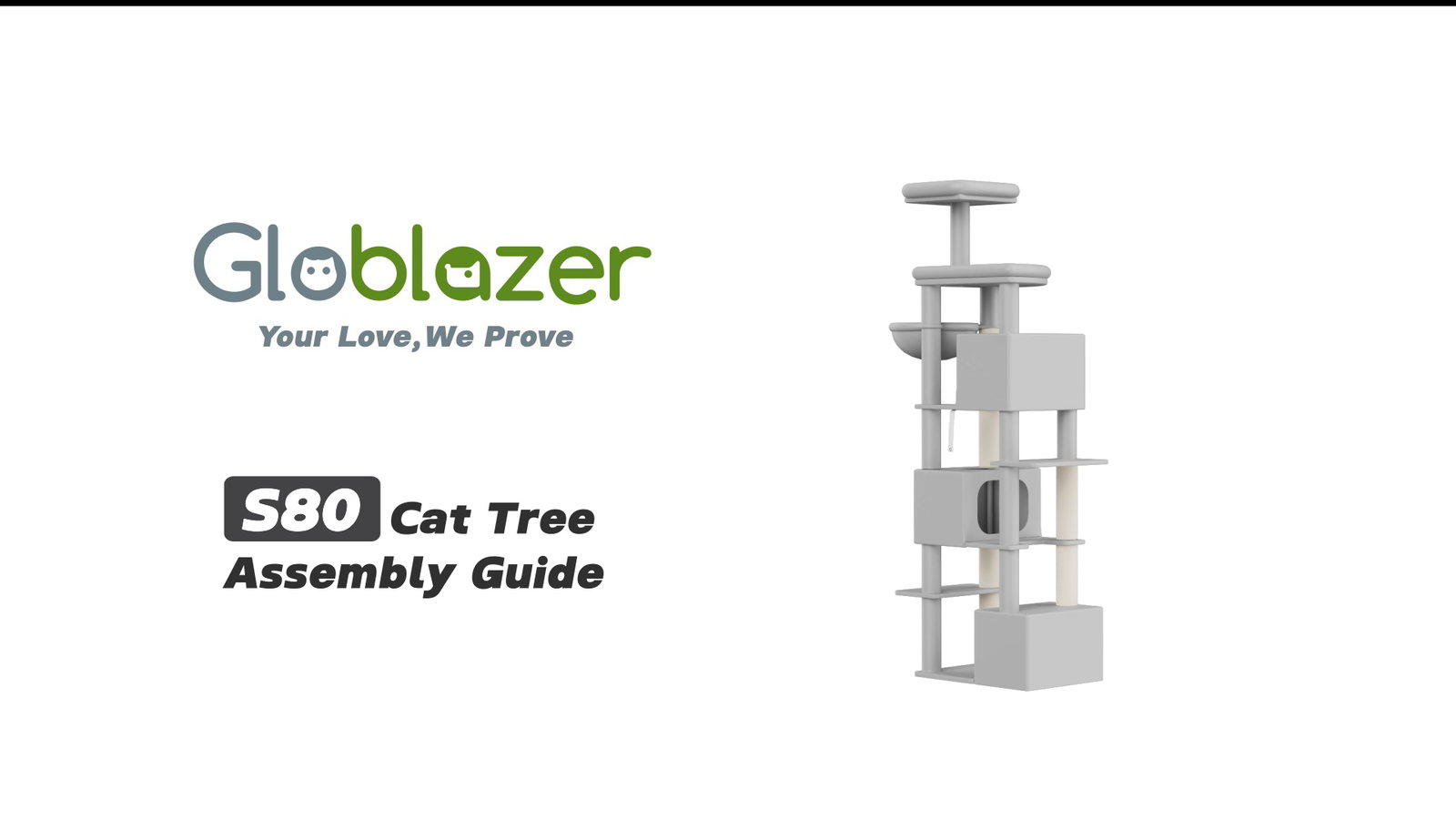 Globlazer S80 Cat Tree Assembly Guide
