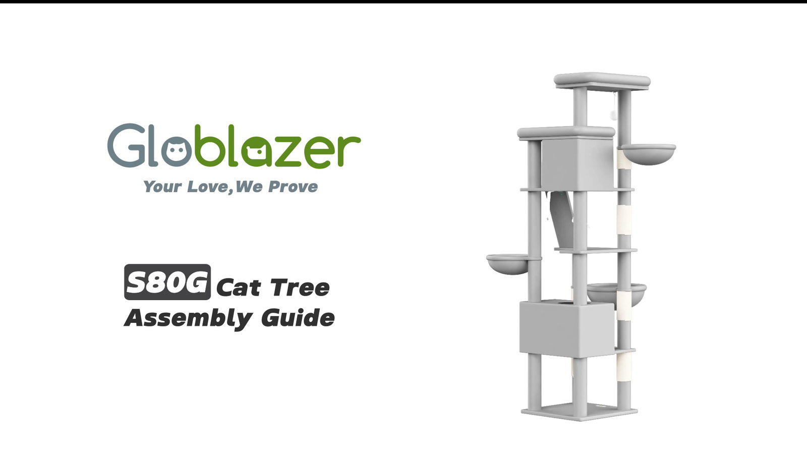 Globlazer S80G Cat Tree Assembly Guide