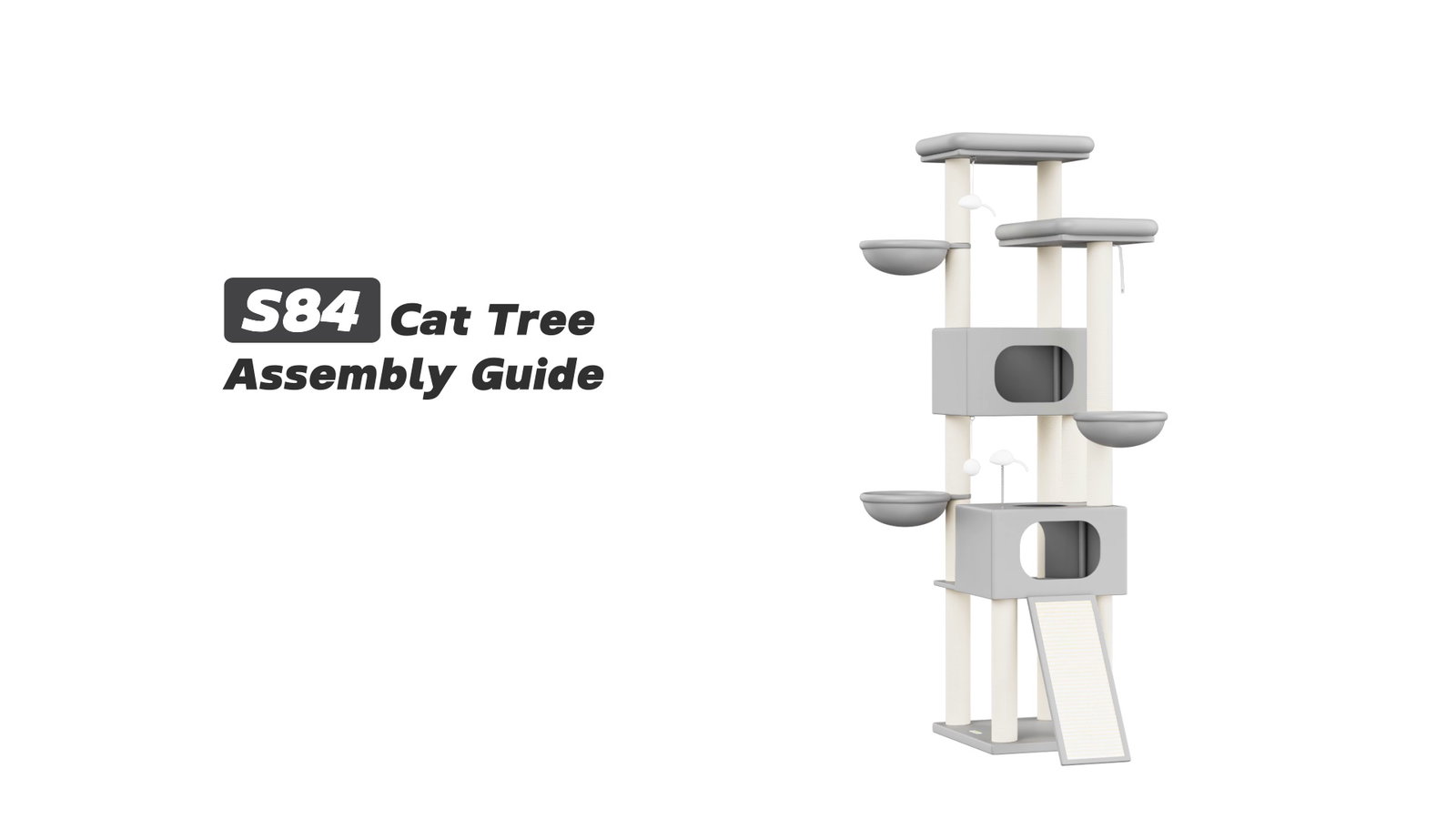 Globlazer S84 Cat Tree Assembly Guide