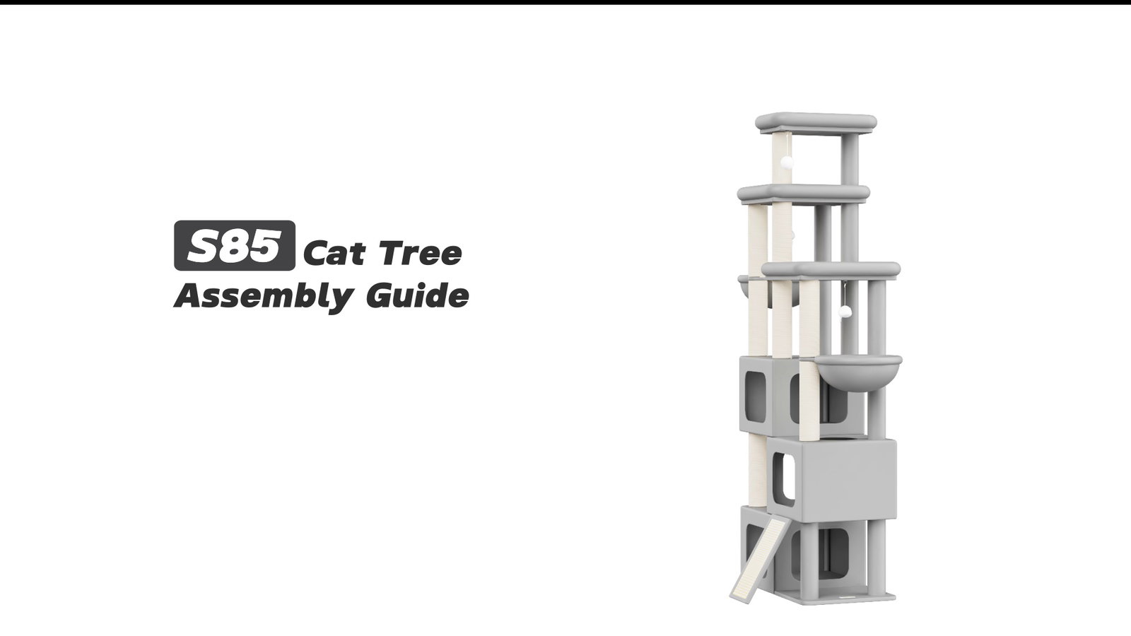 Globlazer S85 Cat Tree Assembly Guide