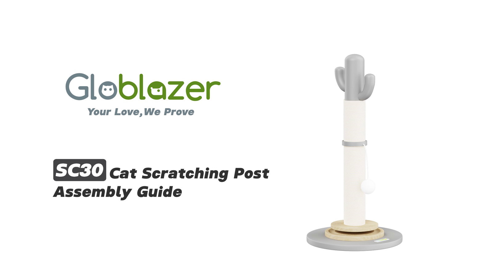 Globlazer SC30 Cat Tree Assembly Guide