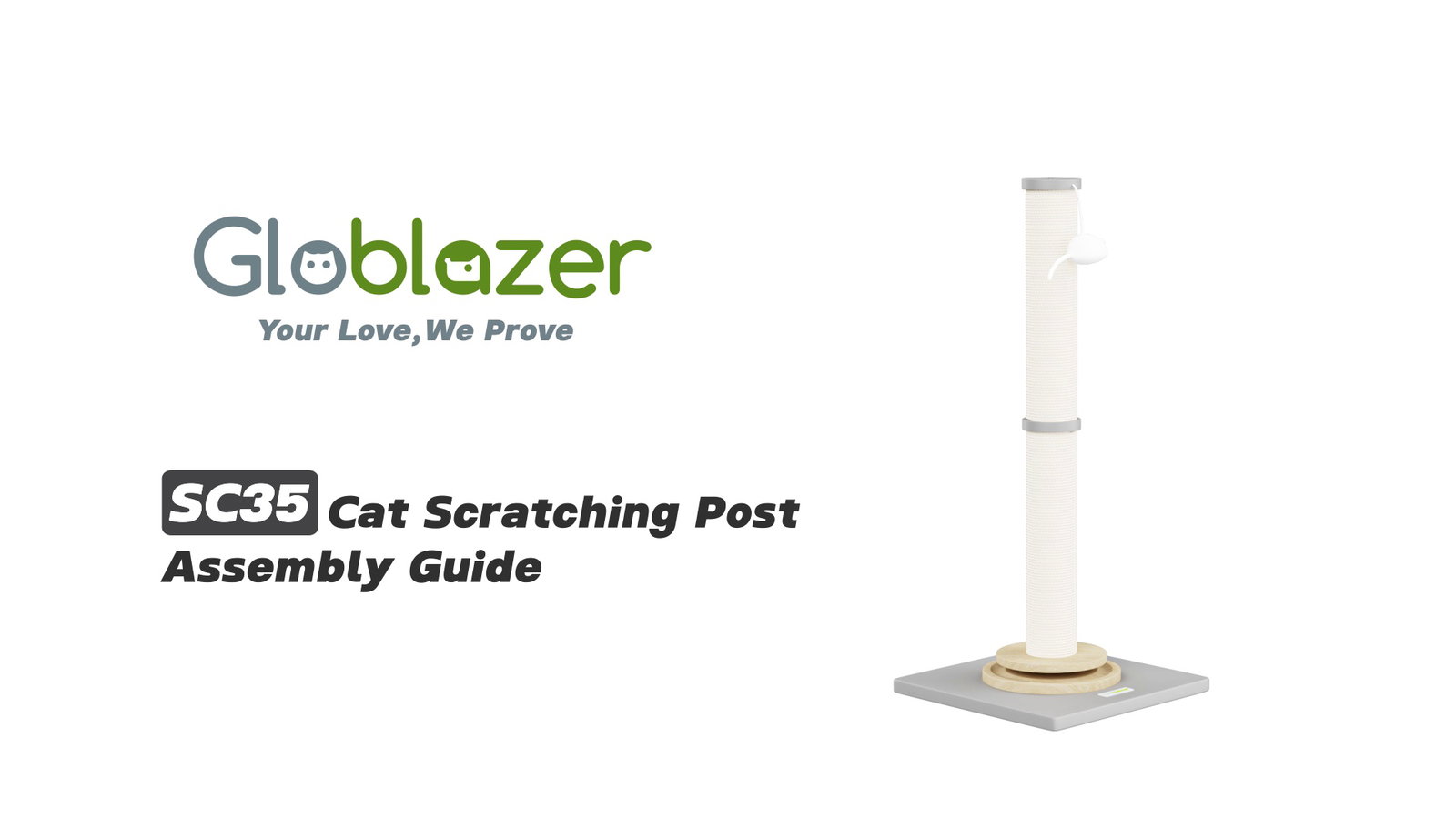 Globlazer SC35 Cat Tree Assembly Guide