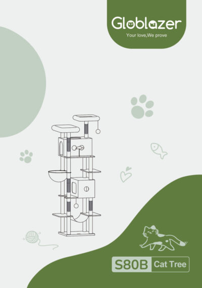 Globlazer S80B Cat Tree Universal Assembly Manual Preview