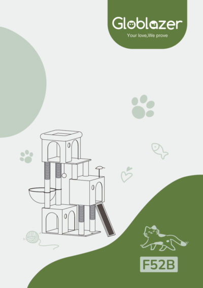 Globlazer F52B Cat Tree Universal Assembly Manual Preview