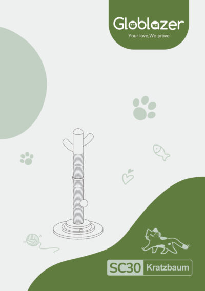 Globlazer SC28-GN Cat Tree Assembly Manual Preview