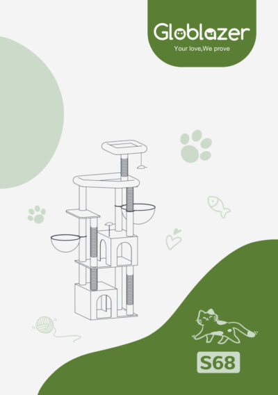 Globlazer S68 Cat Tree Universal Assembly Manual Preview