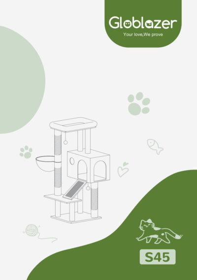 Globlazer S45 Cat Tree Universal Assembly Manual Preview