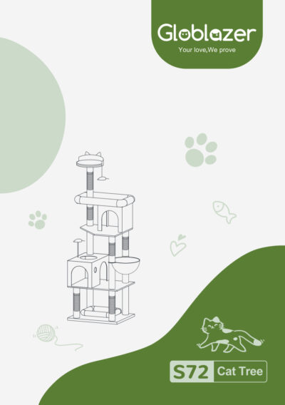 Globlazer S72 Cat Tree Universal Assembly Manual Preview