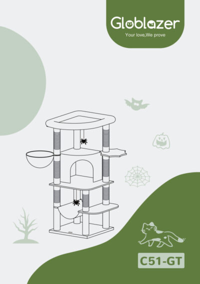 Globlazer C51-GT Cat Tree Assembly Manual Preview