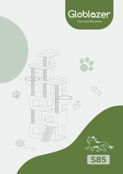 Globlazer S85 Cat Tree Universal Assembly Manual Preview