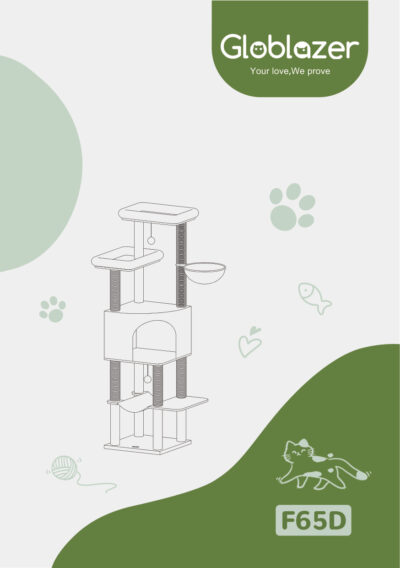 Globlazer F65D Cat Tree Universal Assembly Manual Preview