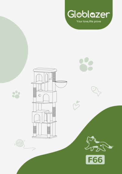 Globlazer F66 Cat Tree Universal Assembly Manual Preview