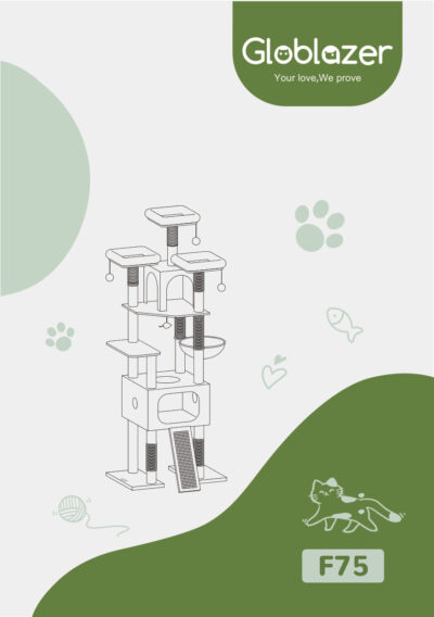 Globlazer F75 Cat Tree Universal Assembly Manual Preview