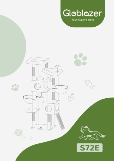 Globlazer S72E Cat Tree Universal Assembly Manual Preview