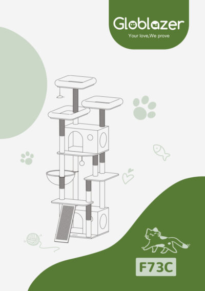Globlazer F73C Cat Tree Universal Assembly Manual Preview