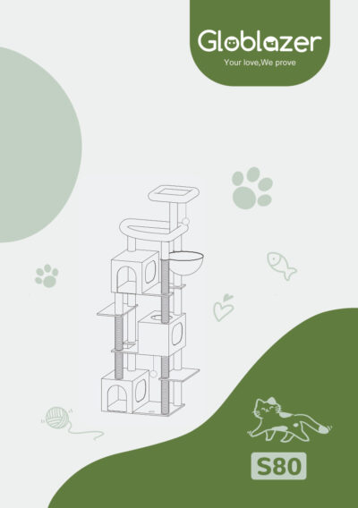 Globlazer S80 Cat Tree Universal Assembly Manual Preview