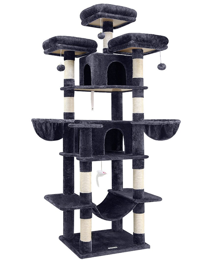 F80 Big Cat Tree(Dark Gray,80-inch) - Cat Trees & Towers - Globlazer