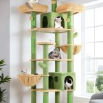 F82 Tall Cat Tower(Cactus Green,82-inch)