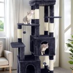 F61 Cat Tower(Dark Gray,61-inch)
