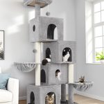 F70C Cat Condos(Light Grey,70-inch)