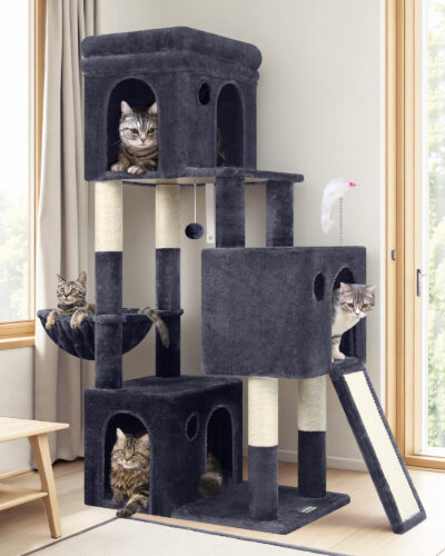 F52B Cat Condos(Dark Grey,52-inch)