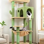 F53 Cat Tree(Cactus Green,53-inch)