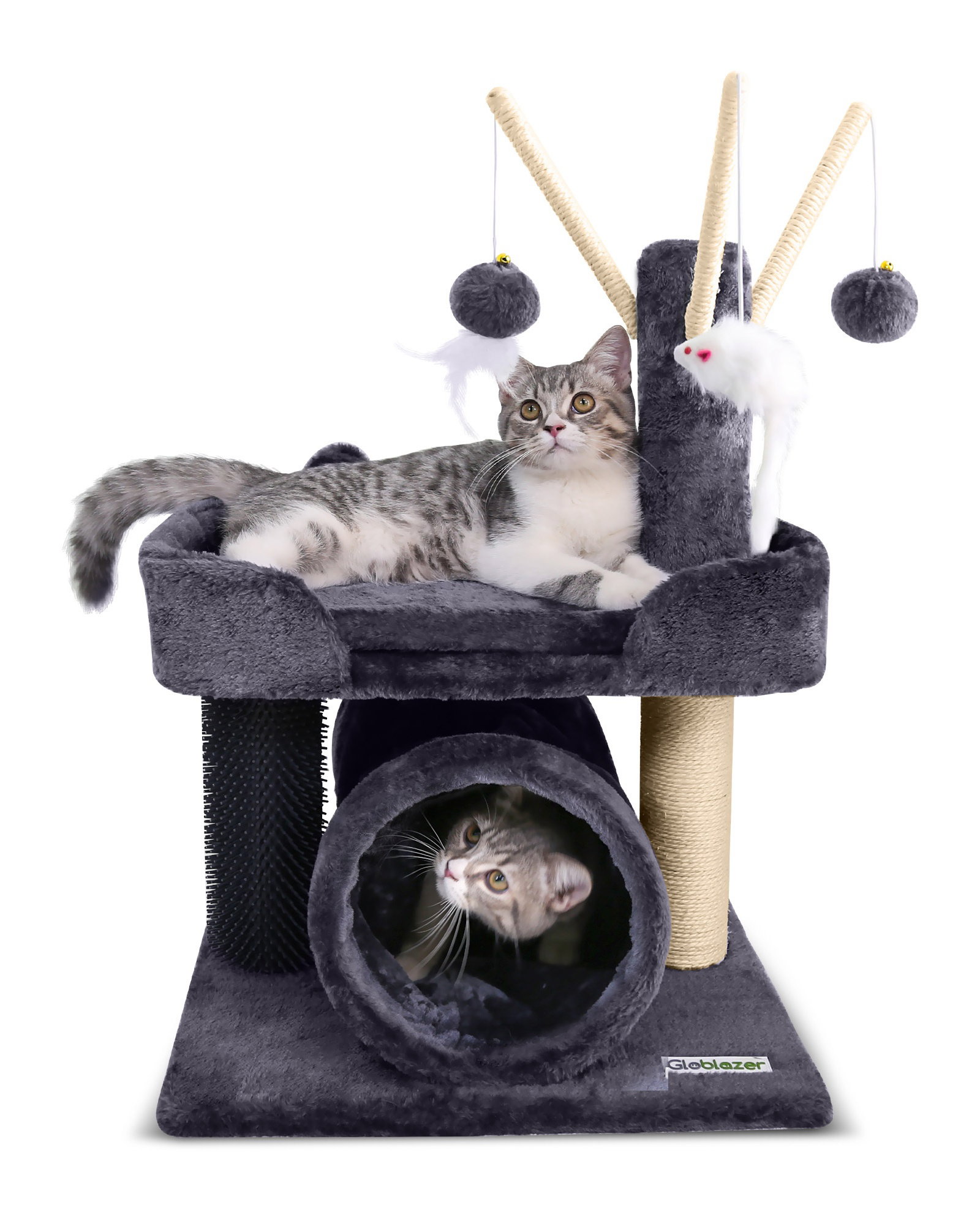 I25 Small Cat Tower(Dark Gray,25-inch)