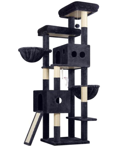 S77D Cat Tower(Dark Grey,77-inch)