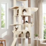 S78G Cat Tree(Beige,78-inch)