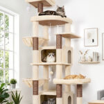 S75 Cat Tree Tower(Beige,75-inch)